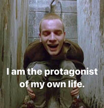 renton doing a poop, 1996.
